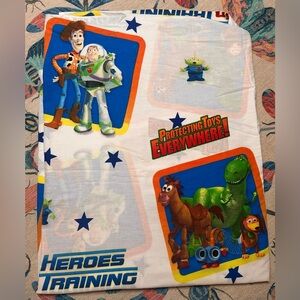Toy Story Twin Flat Sheet and a pillow case